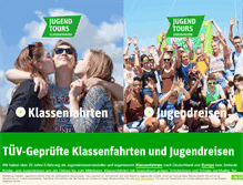 Tablet Screenshot of jugendtours.de